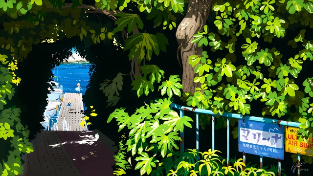 作品推荐模块通栏配图：漫画阅读氛围背景